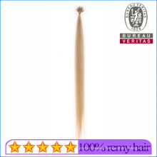 Cuticles Aligned Pre-Bonded Unprocessed Human Virgin 613# Blond Nano Rings Special I Tip Hair Extension Remy Hair